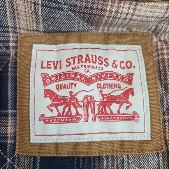 Deadstock NWT Levi's Heavyweight Chore Jacket / Cotton Quilted Interior Lining. - Picture 2 of 9